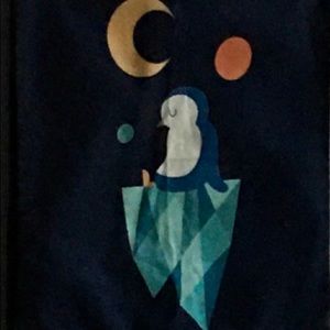 SORRY NOT FOR SALE!  Linen Pillow Cover NWOT Penguin Sun Hidden Zipper